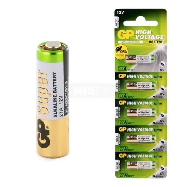 GP A27 5Pcs High Voltage 12V Battery - image 2