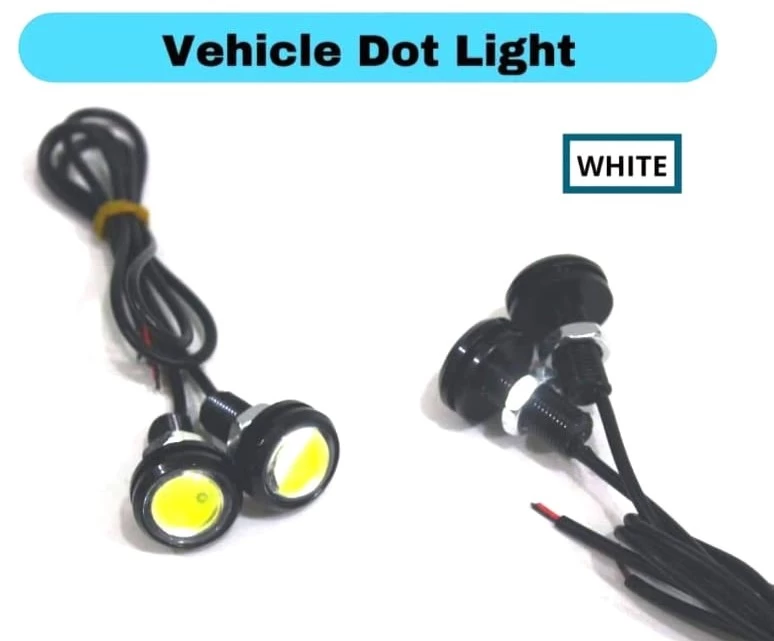 Generic 2pcs LED Car Interior Body Kit Light - White