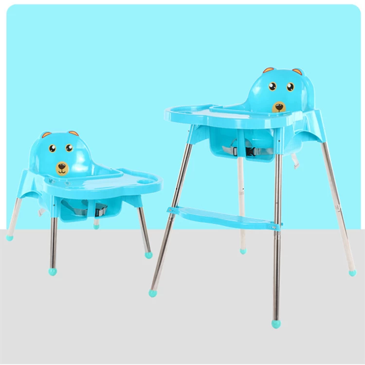 Generic 3-in-1 Baby Feeding Dining Chair Blue