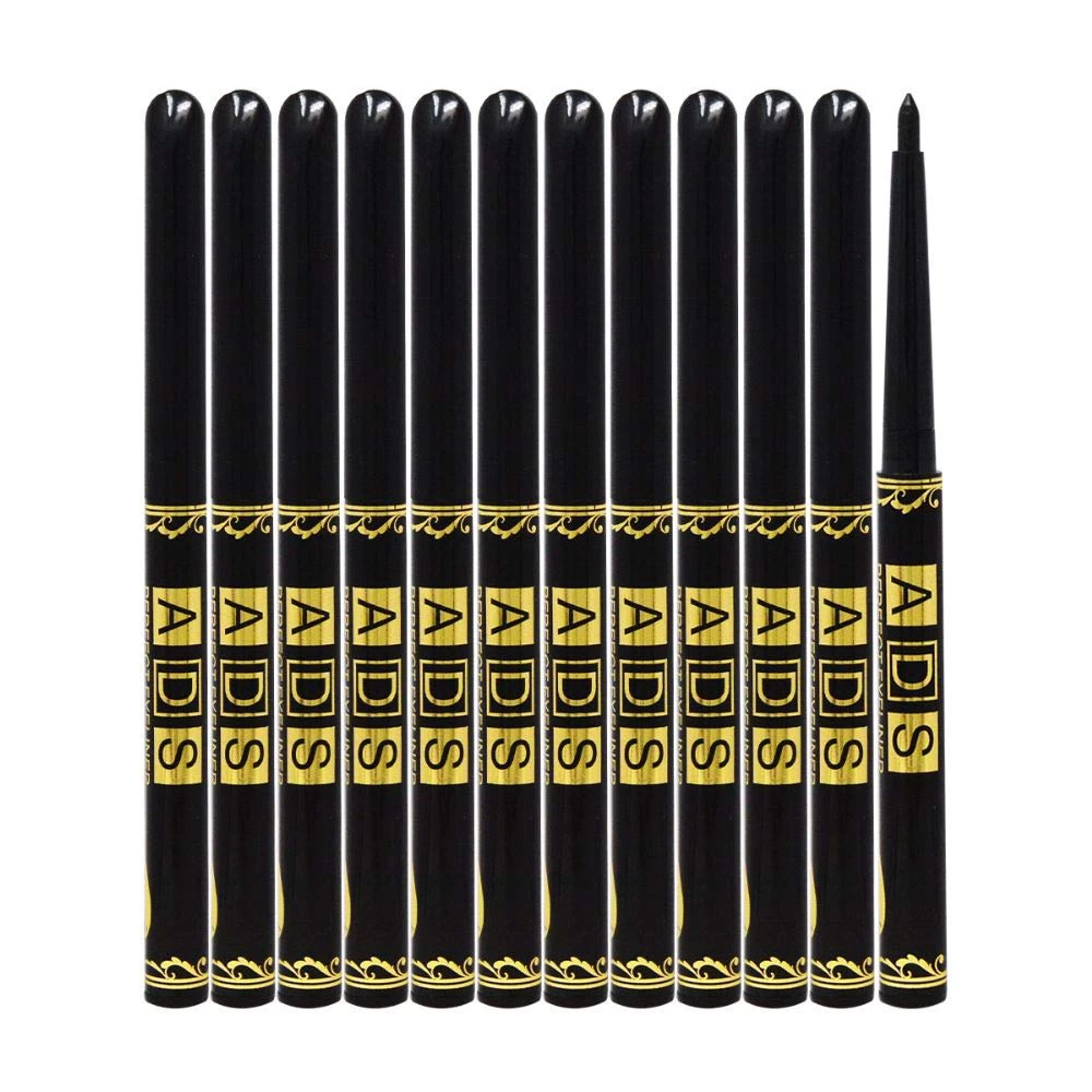 ADS Perfect Twist Black Pencil Eyeliner Waterproof