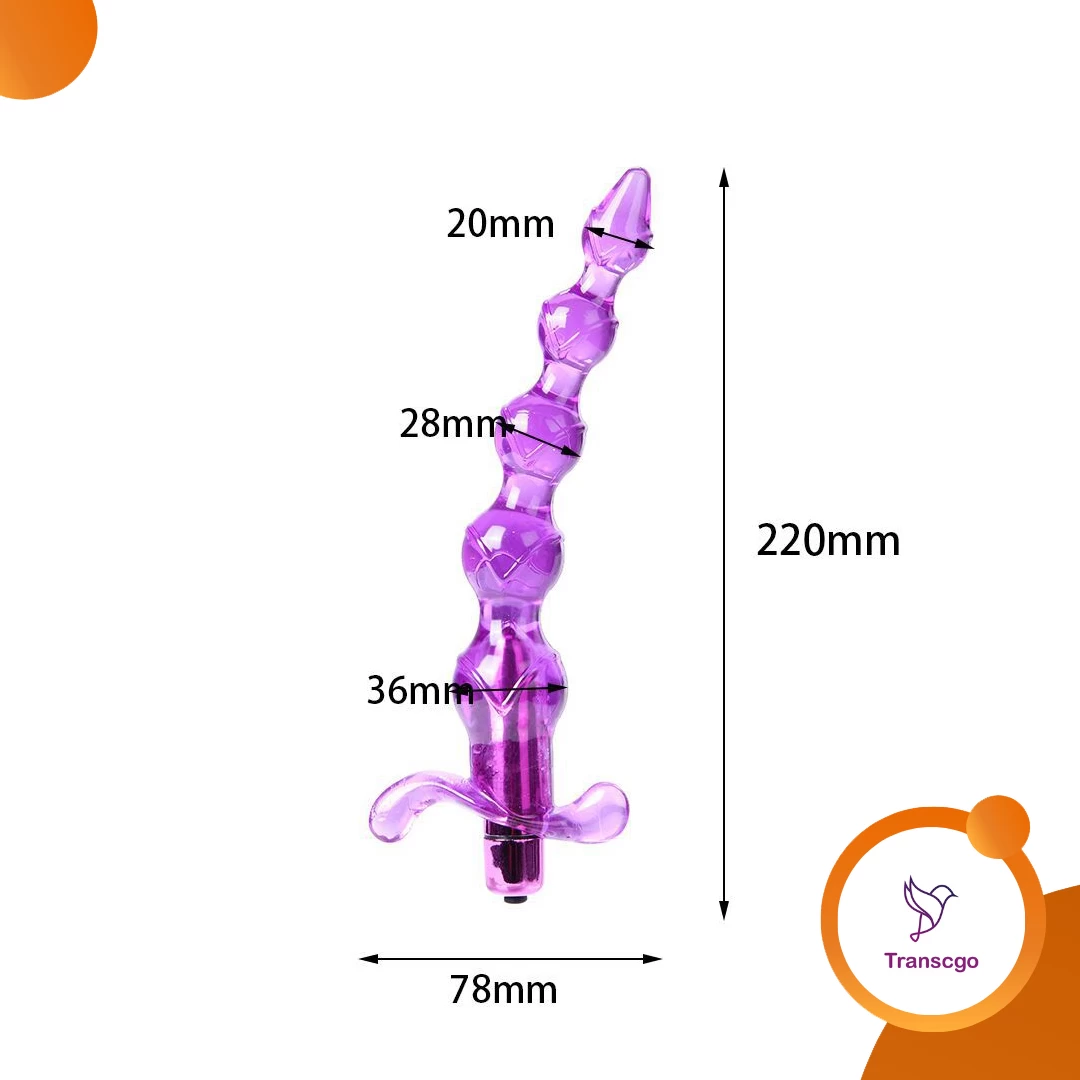 Generic Anal Beads Vibrator Soft Prostate Massage Anal Plug - image 3
