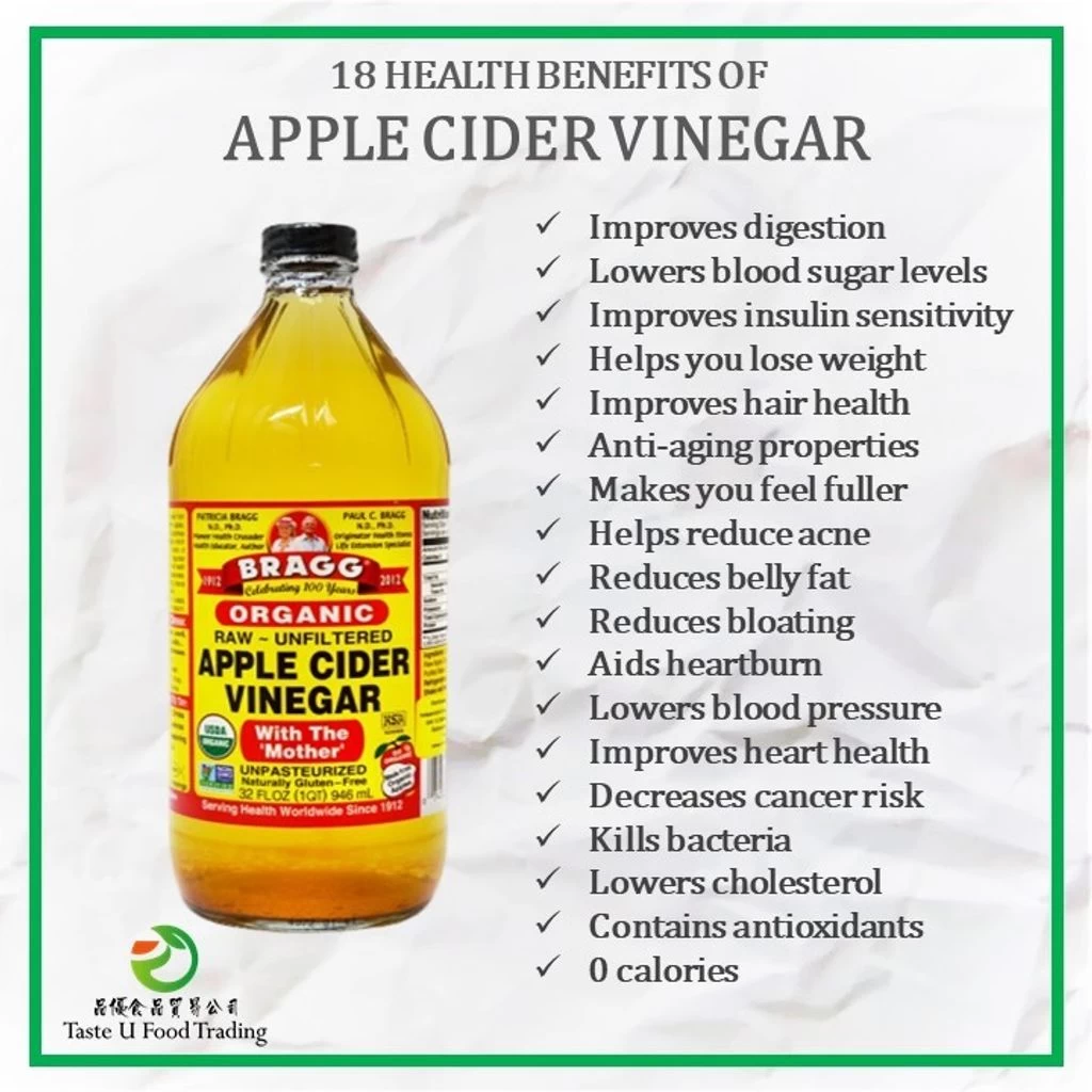 Bragg Apple Cider Vinegar RAW WITH THE MOTHER - image 3