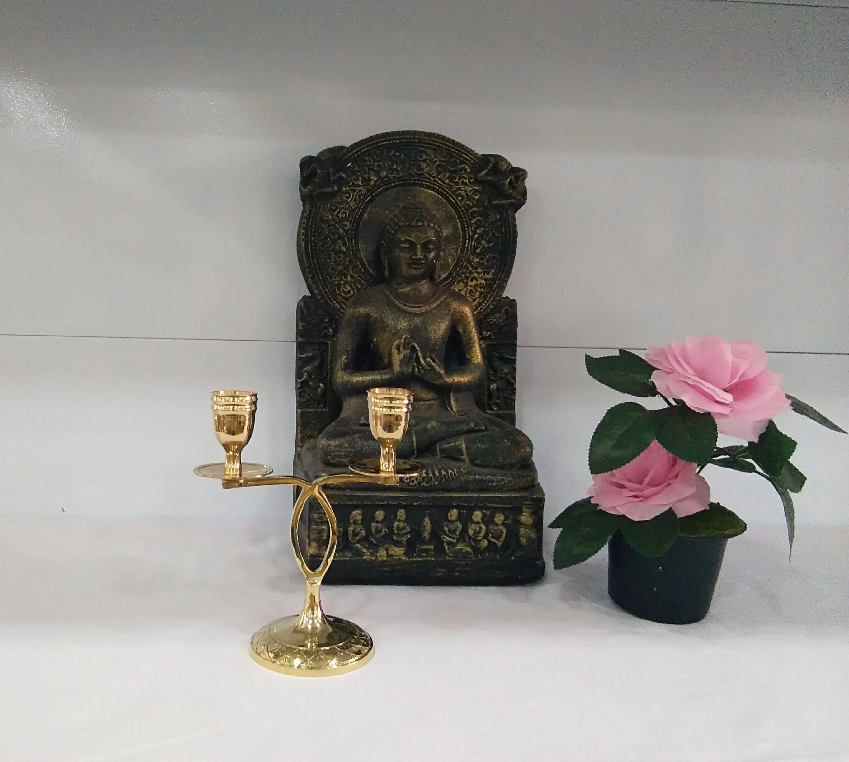 Generic Brass Candle Holder - image 2