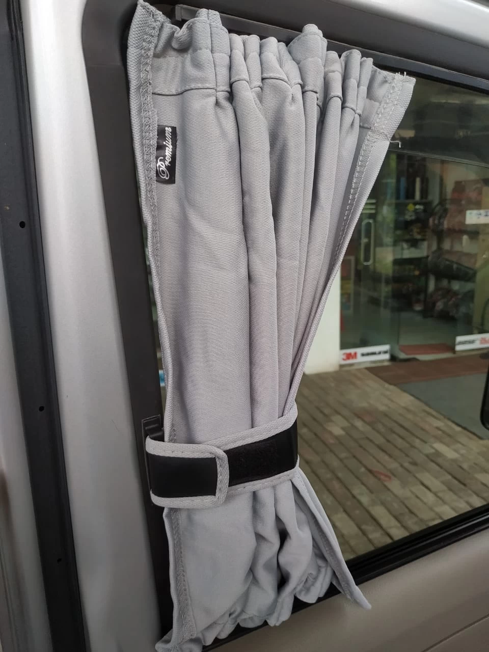 Car Side Window Curtain 2pcs for Front/ Rear Door - image 6