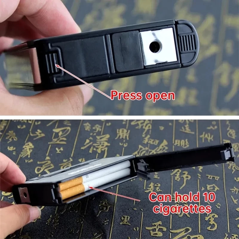 Generic Cigarette Case with Lighter Mount for Men - image 3