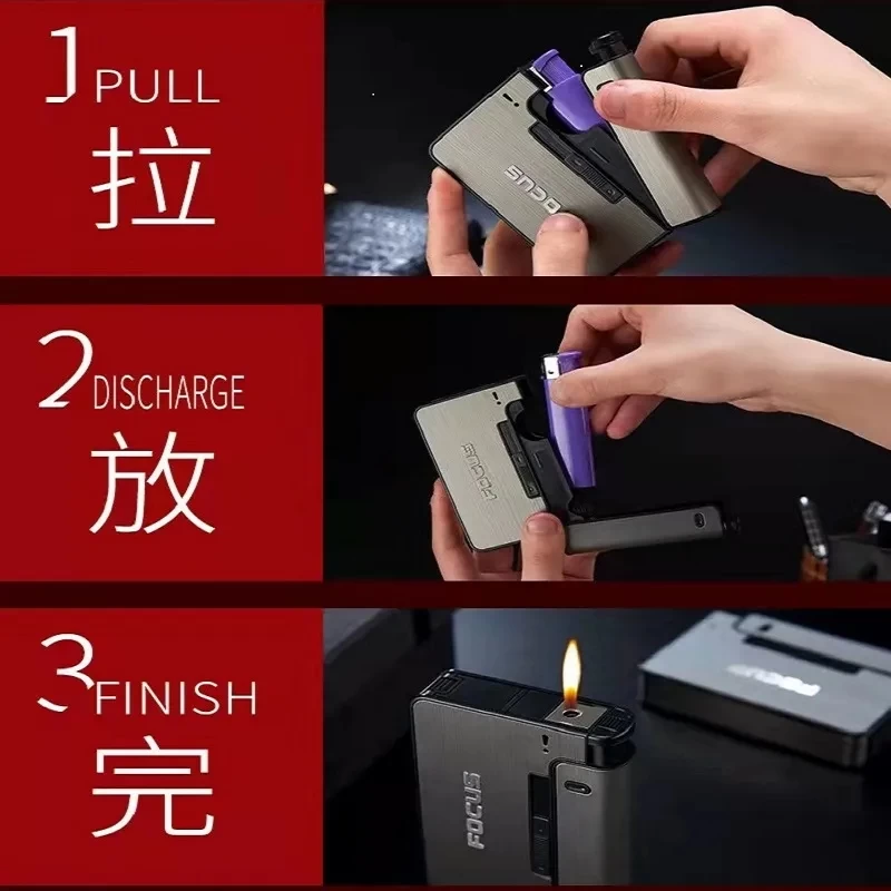 Generic Cigarette Case with Lighter Mount for Men - image 5