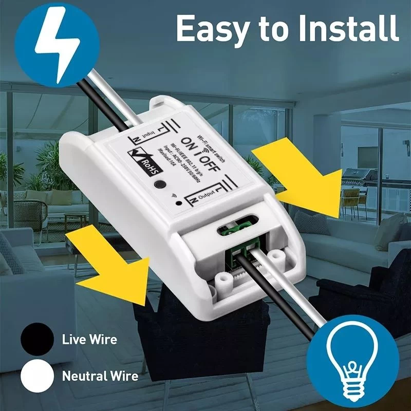 DIY Smart Light WiFi Switch APP Wireless Remote Control - image 5