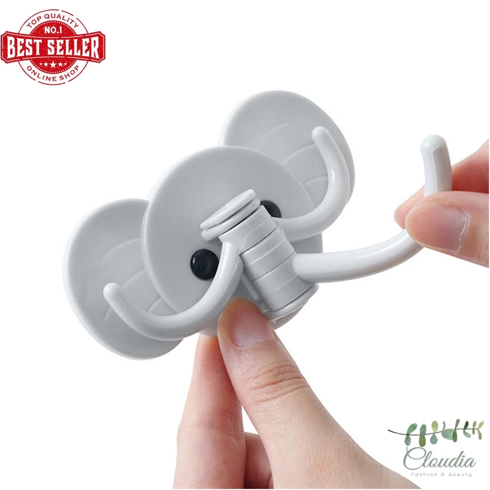 Generic Elephant Shape Kitchen Bathroom Hooks - image 3