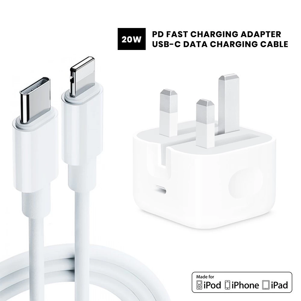 Generic 20W Fast Charger with Lightning USB-C Cable - image 6
