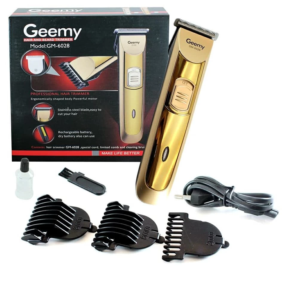 Geemy Gm-6028 Rechargeable Hair And Beard Trimmer