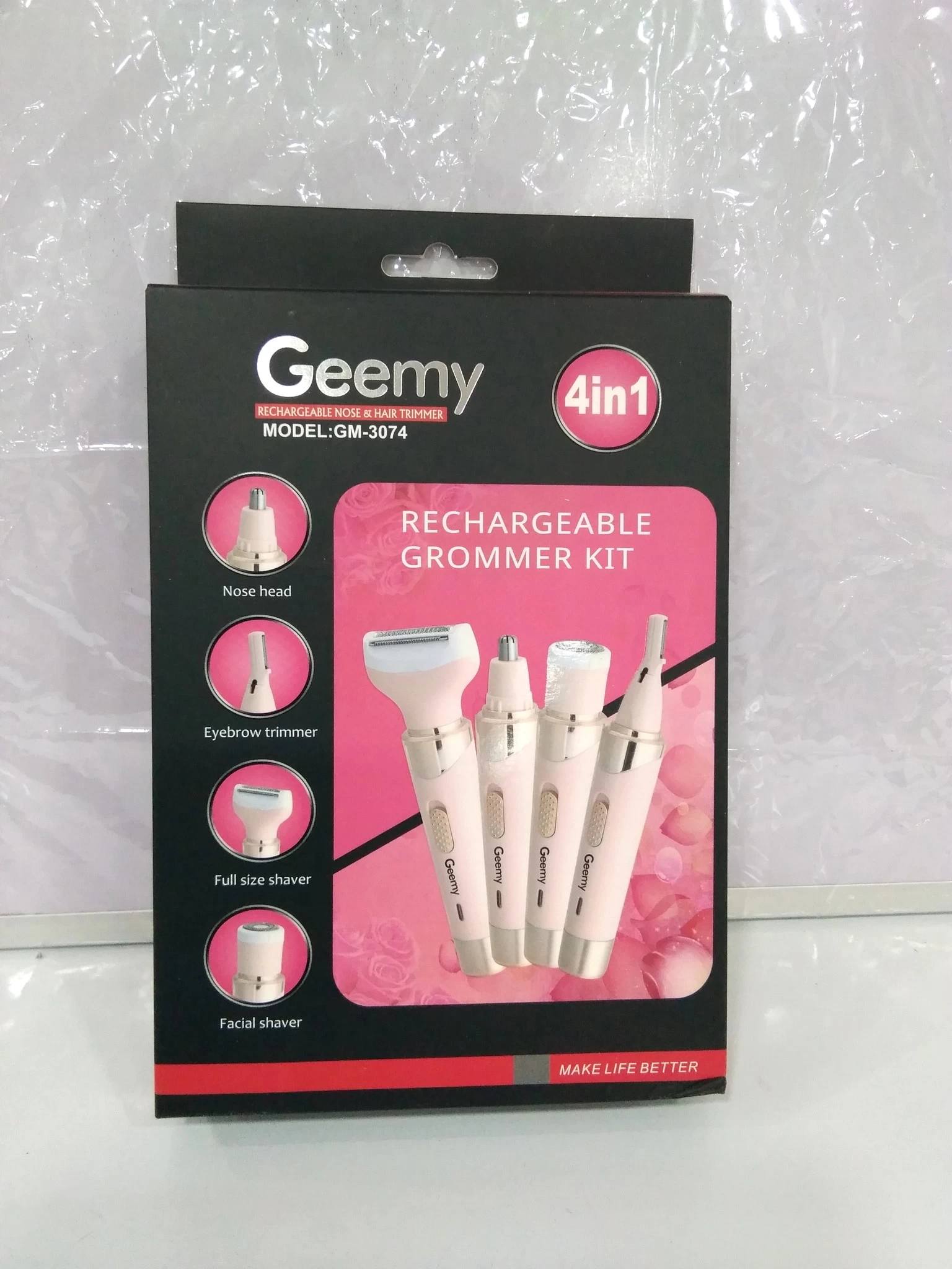 Geemy Groomer Kit Rechargeable 4-in-1 - image 2