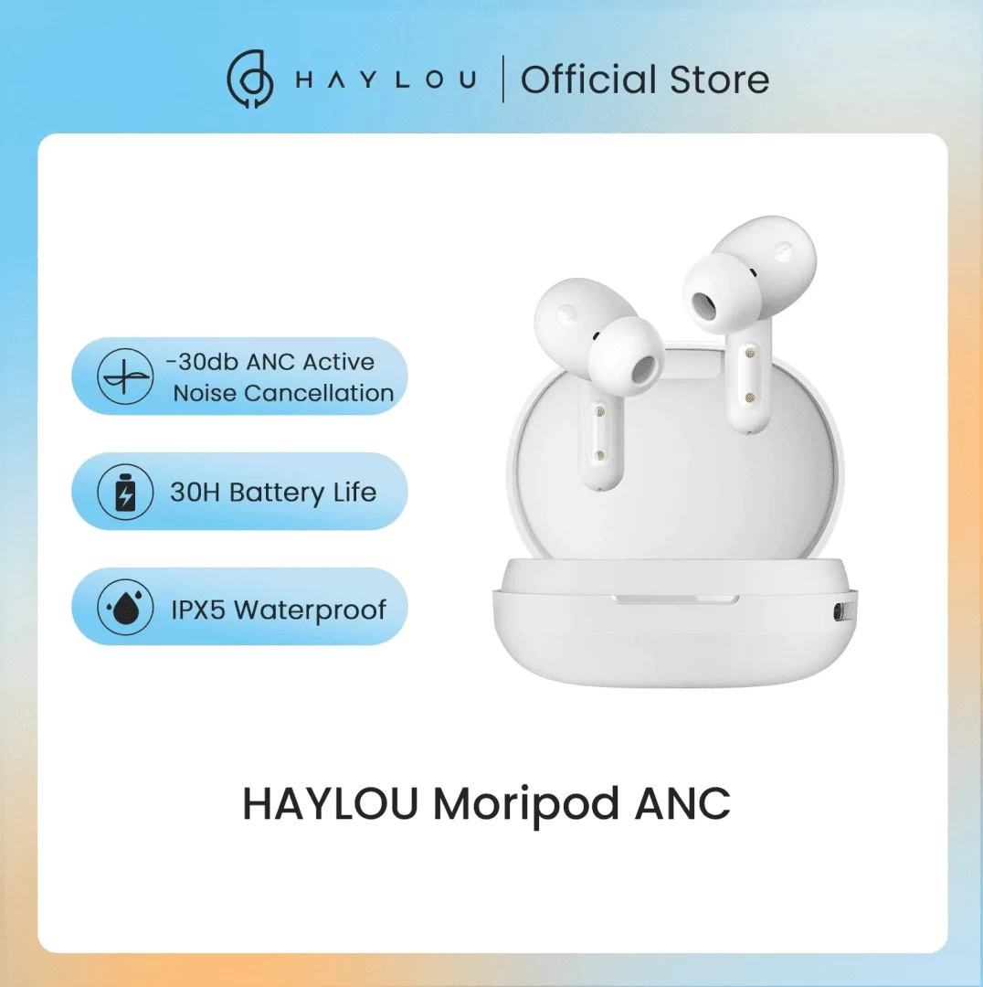 Haylou MoriPods ANC BT Earphones Noise Cancellation - image 4