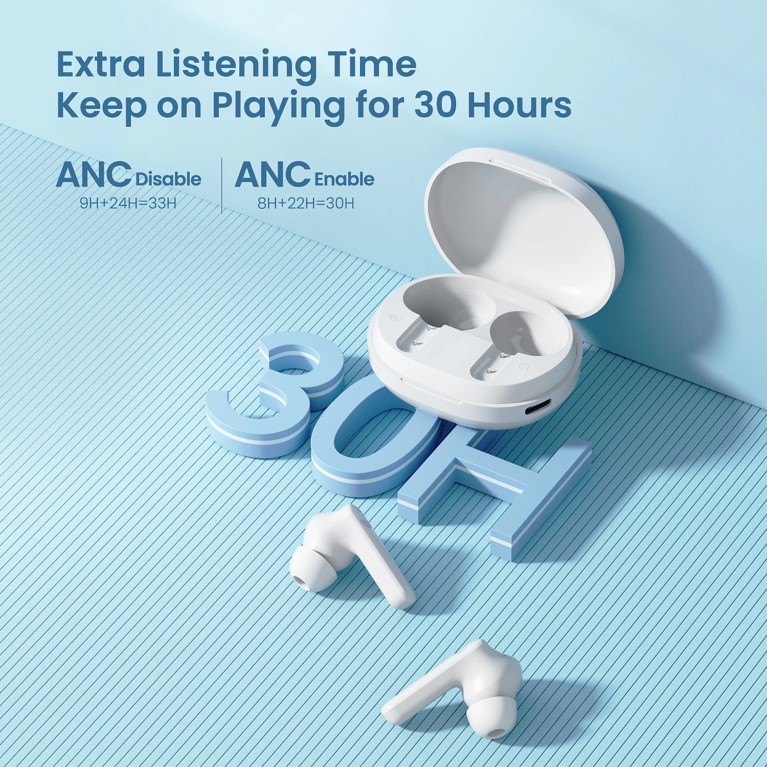 Haylou MoriPods ANC BT Earphones Noise Cancellation - image 2