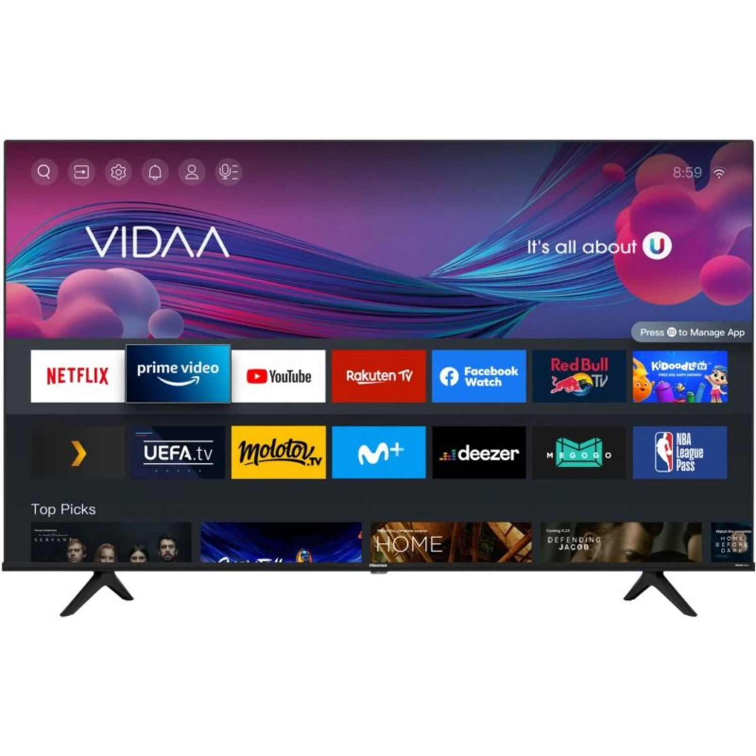 Hisense 43A62GS Smart 43" 4K UHD Television