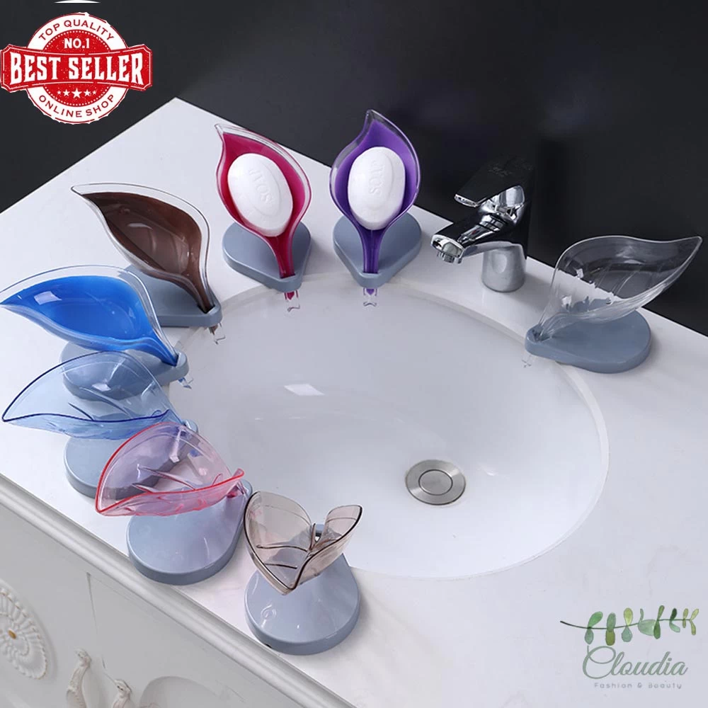 Generic Leaf Shape Drain Soap Holder - image 2