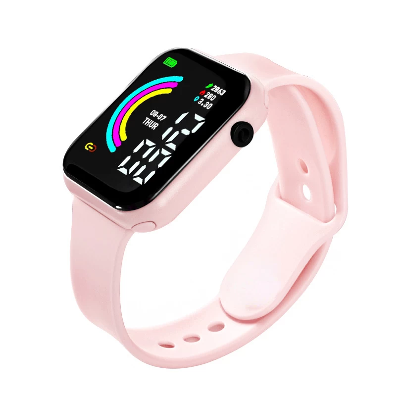 Generic LED Digital Watch Square Fashion - image 3