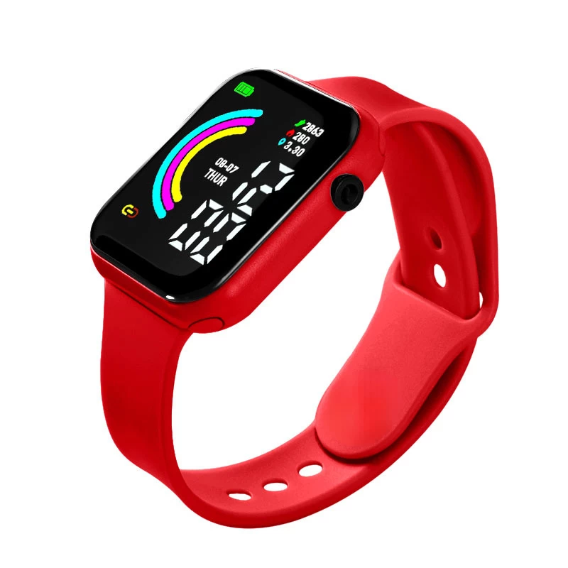 Generic LED Digital Watch Square Fashion - image 4