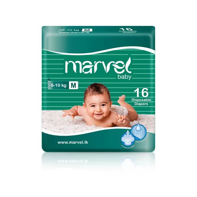 Marvel Baby Diapers 16 Pieces Pack (M)
