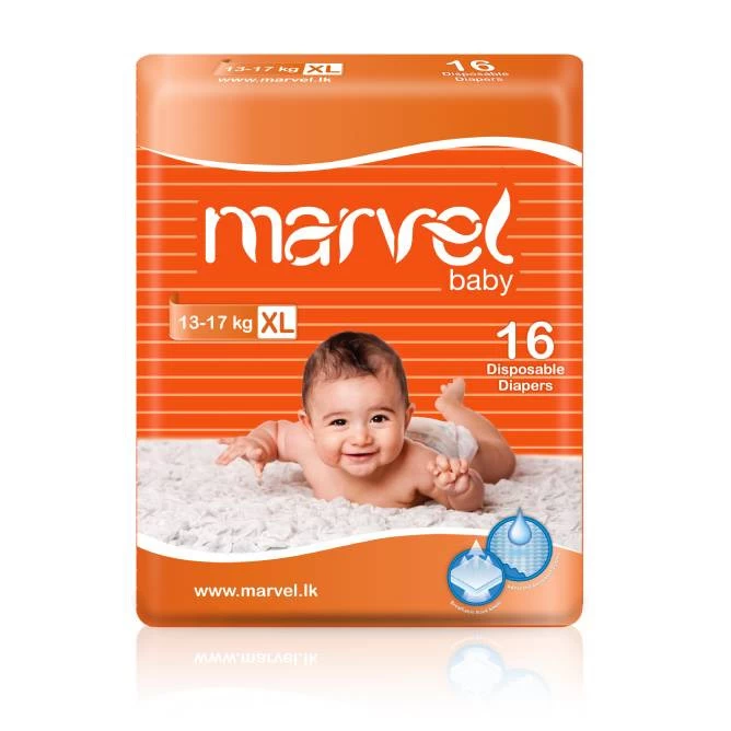 Marvel Baby Diapers 16 Pieces Pack XL