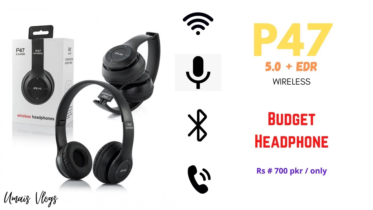 Generic P47 Bluetooth 4.1 Wireless Headphone - image 5
