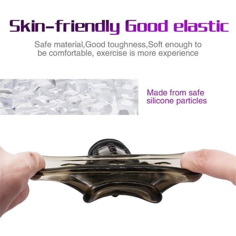 Reusable Flexible Penis Enlarger Extender Delay Ejection - image 4