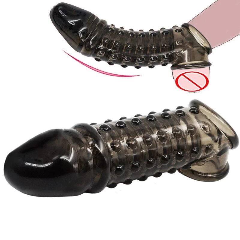 Reusable Flexible Penis Enlarger Extender Delay Ejection - image 3