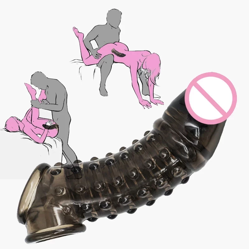 Reusable Flexible Penis Enlarger Extender Delay Ejection - image 1