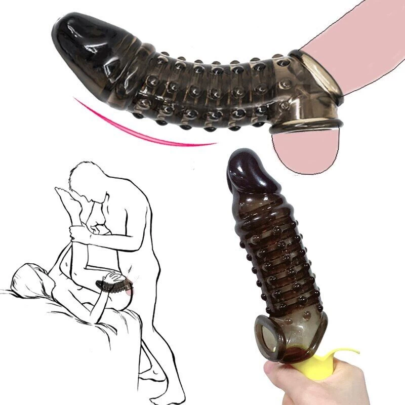 Reusable Flexible Penis Enlarger Extender Delay Ejection - image 2