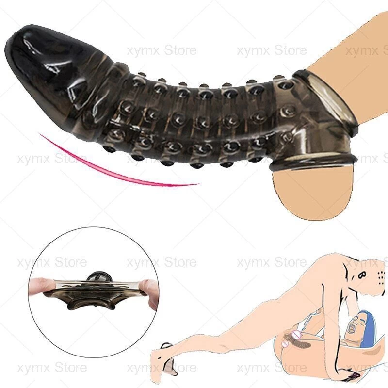 Reusable Flexible Penis Enlarger Extender Delay Ejection - image 12