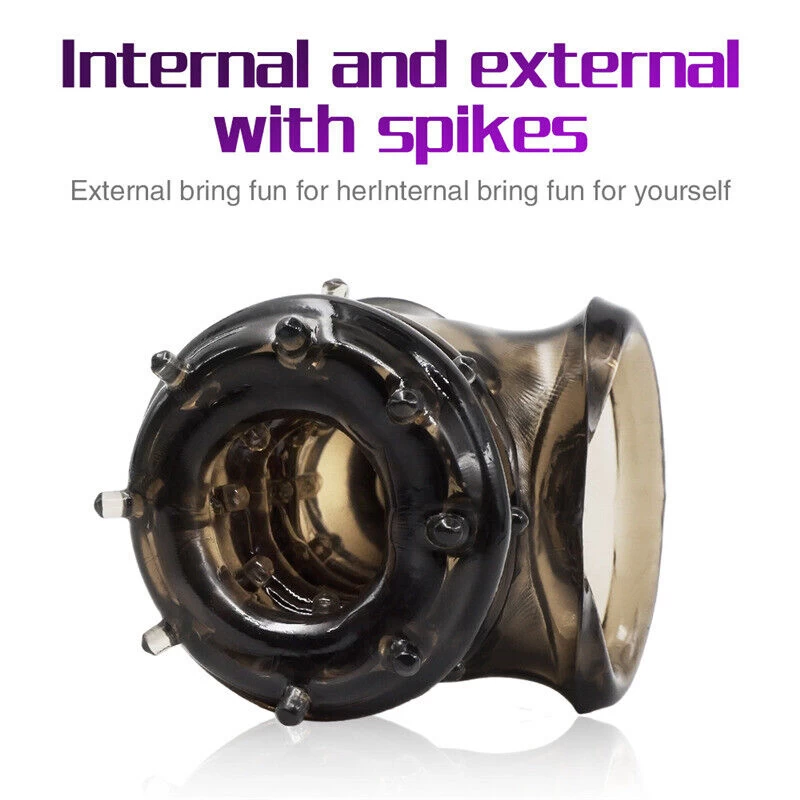 Reusable Flexible Penis Enlarger Extender Delay Ejection - image 9