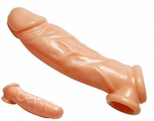 Generic Penis Sleeve Extender Enlarger Reusable Condom - image 4
