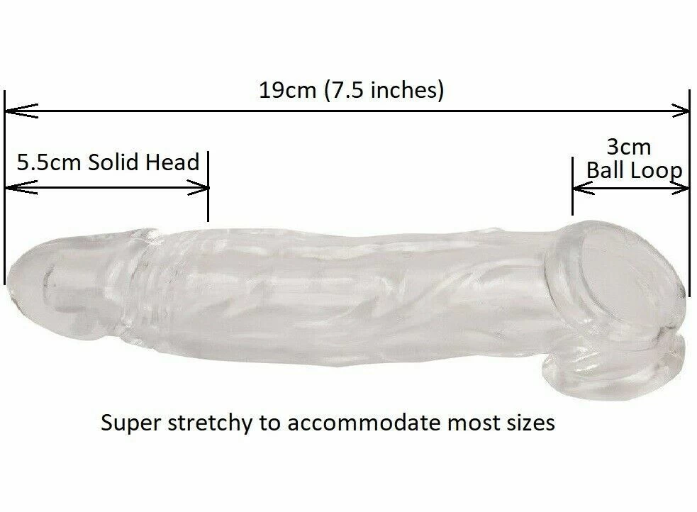 Generic Penis Sleeve Extender Enlarger Reusable Condom - image 9