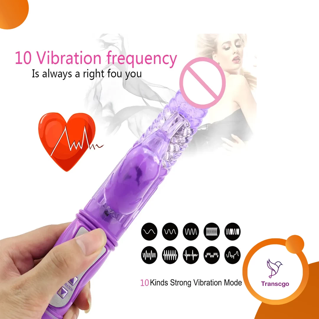 Buy Generic Rotatable Vibrating Rabbit Dildo
