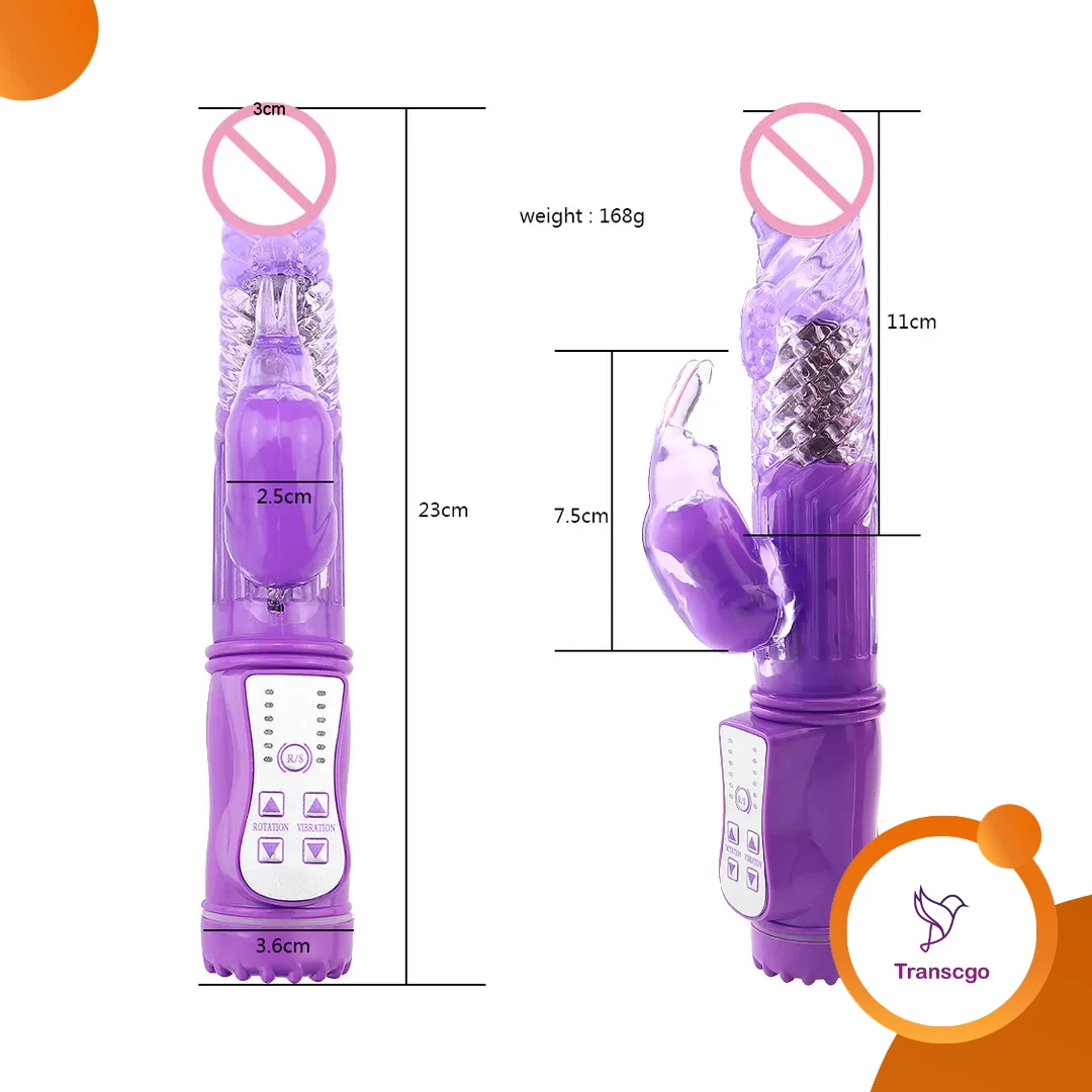 Buy Generic Rotatable Vibrating Rabbit Dildo