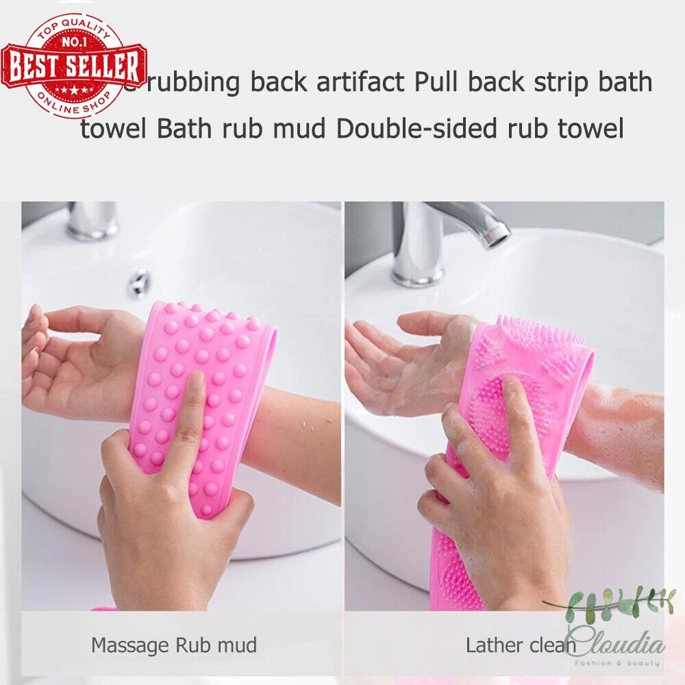 Generic Bath Brush Exfoliating Back Belt - image 7