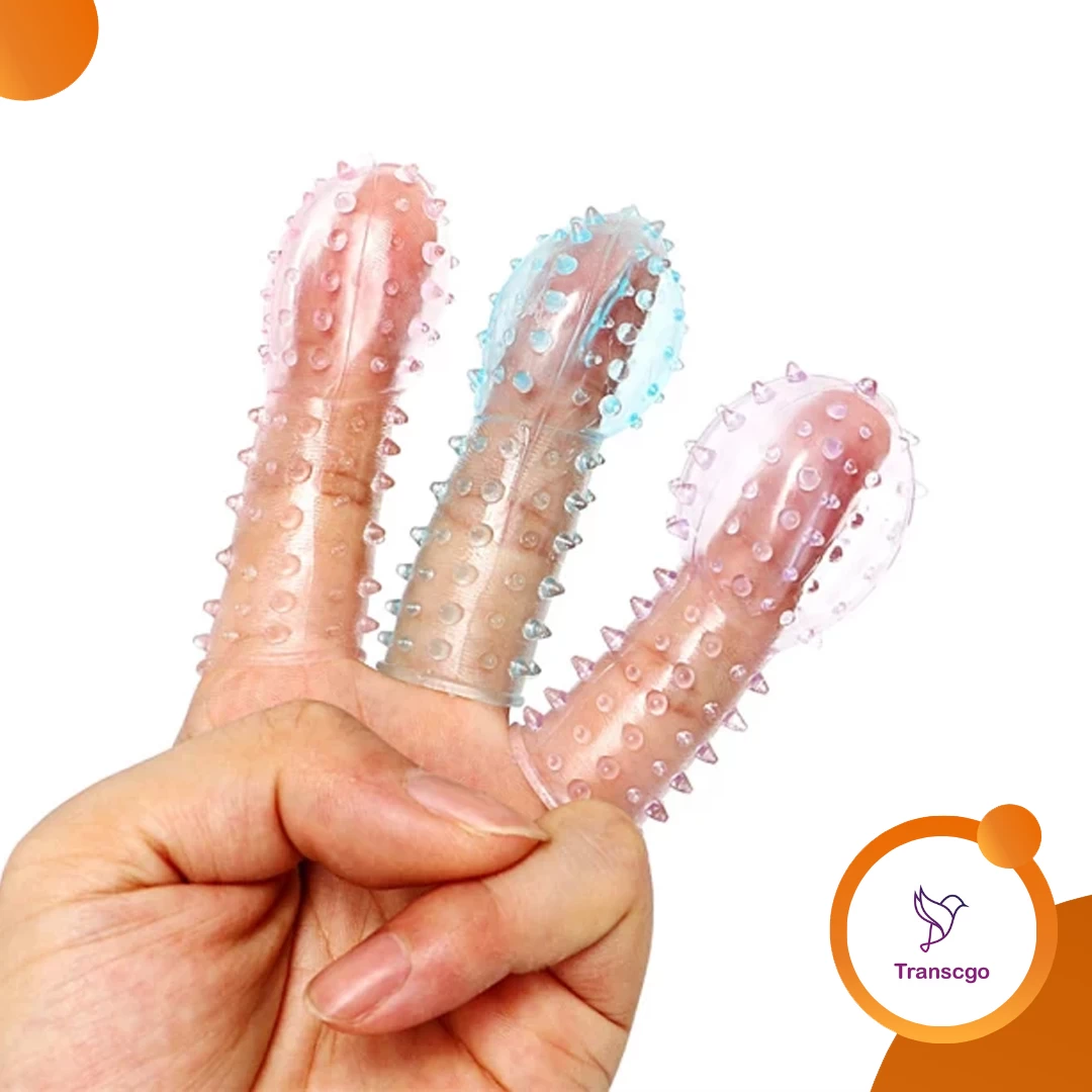 Generic Silicone Finger Sleeve Ring Sex Toy - image 2