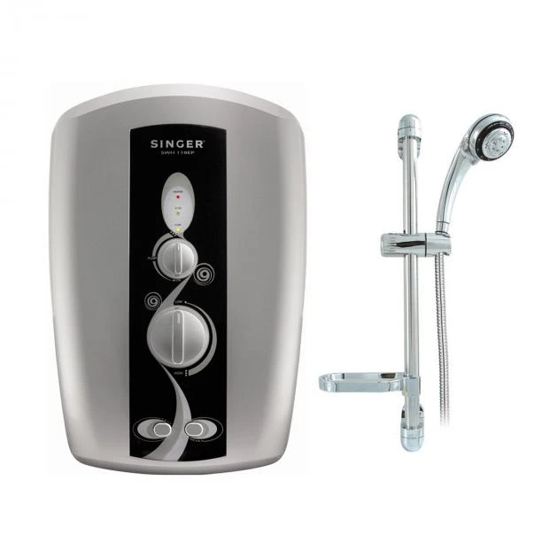 Singer SWH118EP Shower Heater With Pressure Pump 3.5kW