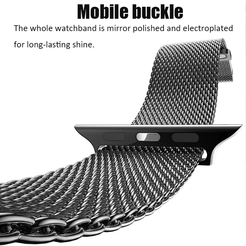 Apple Watch Milanese Loop Stainless Steel Band - image 12