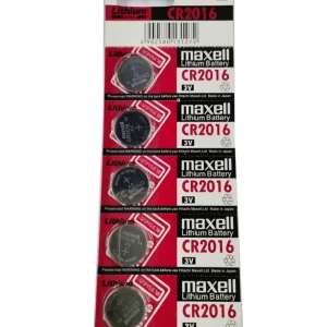 Maxell CR2016 Lithium Battery 3V 5pcs