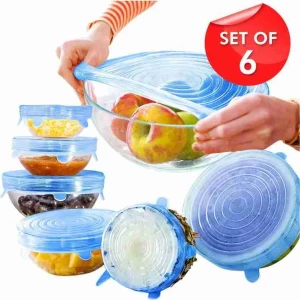 Aric Stretch Lids Reusable Expandable Seal