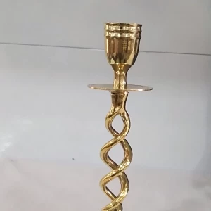 Amali Candle Holder Brass