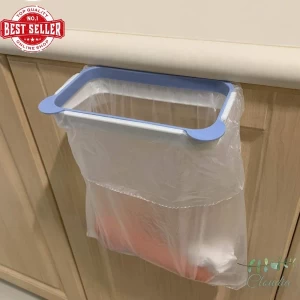 Generic Plastic Hanging Pantry Garbage Bag Rack Holder