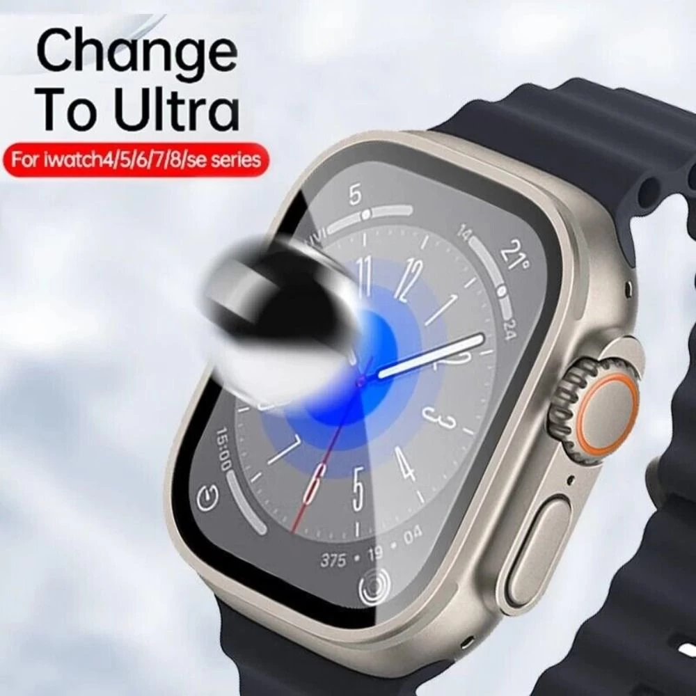 Apple Watch Ultra Look Hard Case w/Tempered Glass - image 3