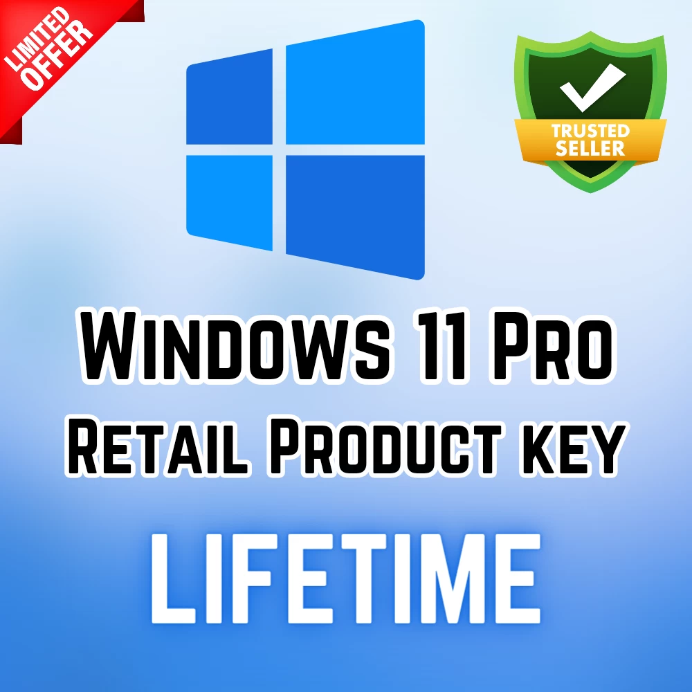 Windows 11 Pro Retail Product Key ( Lifetime Activation)