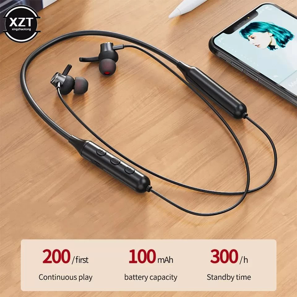 Generic Wireless Earphone Bluetooth 5.0 Sports Neckband - image 3