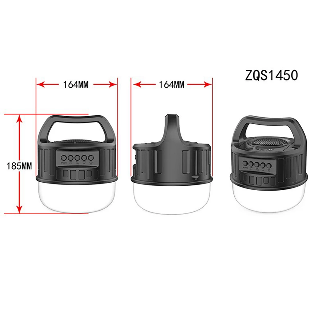 ZQS ZQS1450 Rechargeable Lamp Bluetooth Speaker - image 5