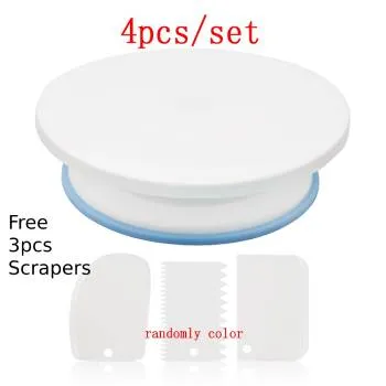 Generic 28Cm High Quality Cake Stand with Free 3 Pcs Scrapers - image 1