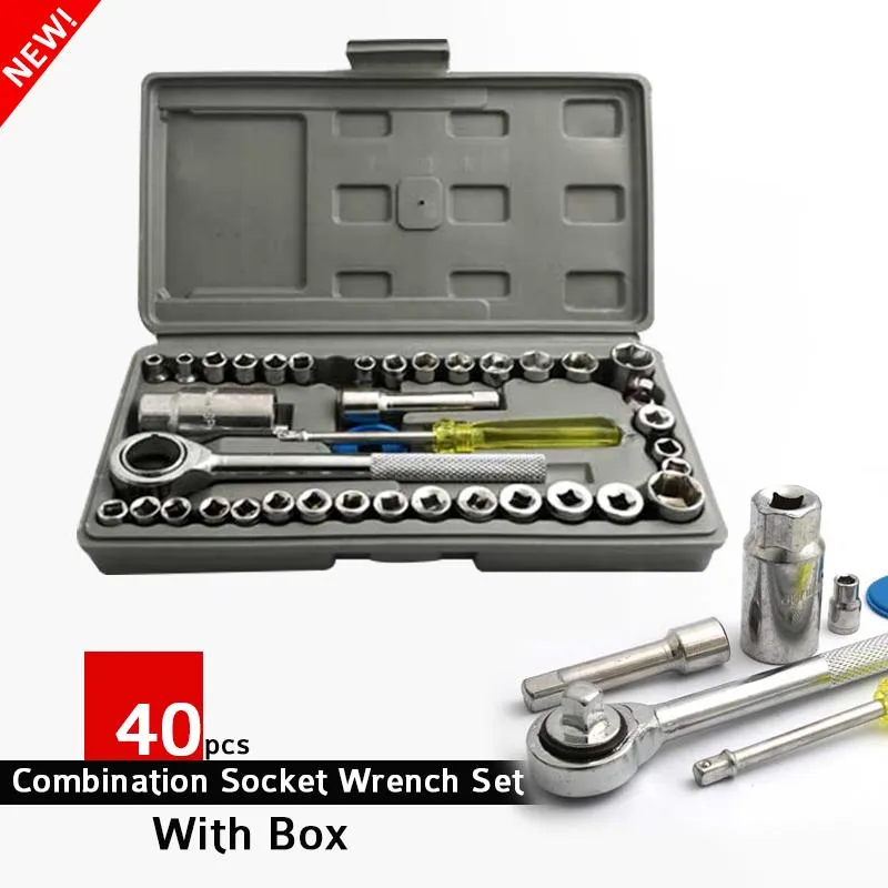 Aiwa 40Pcs Combination Socket Wrench Set Medium