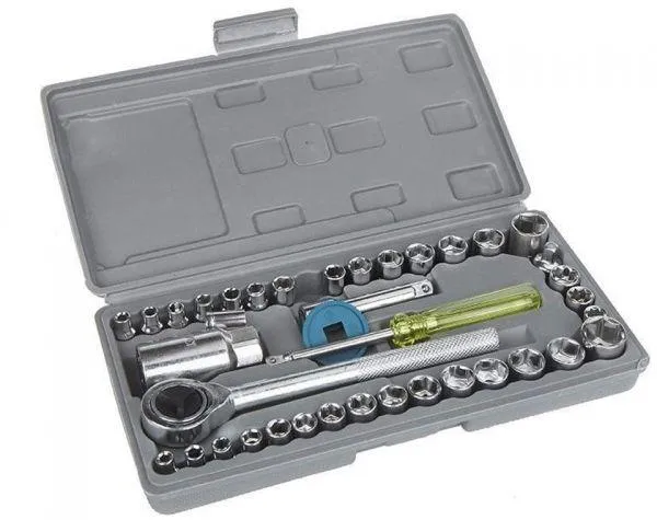 Aiwa 40Pcs Combination Socket Wrench Set Medium - image 3