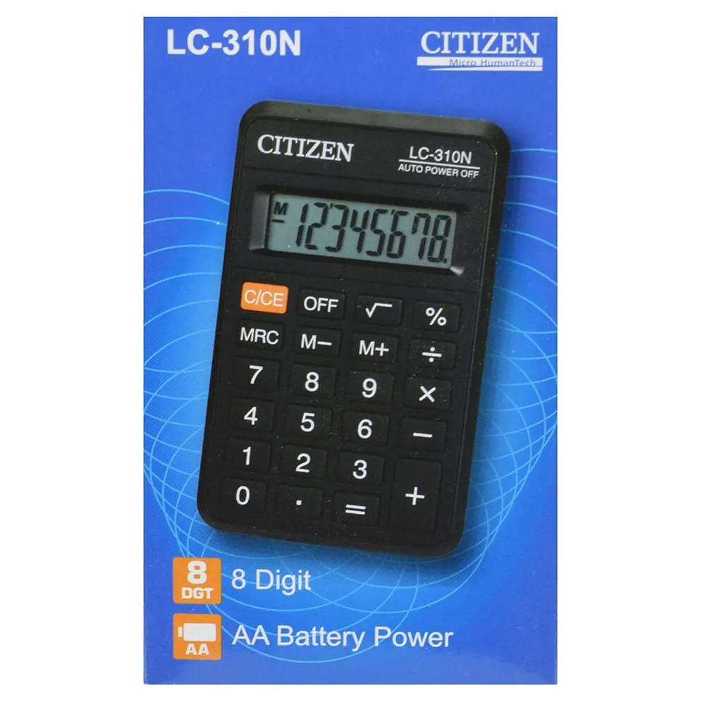Citizen Calculator Formula Entry Display Hardcover